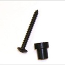 SCREW/BUSHING, GRILL MTG 1)830568 1-1/2" SCREW 1)810343