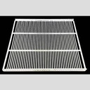 SHELF, GDM-33/33C/35 WHT NARRO GAP WIRE